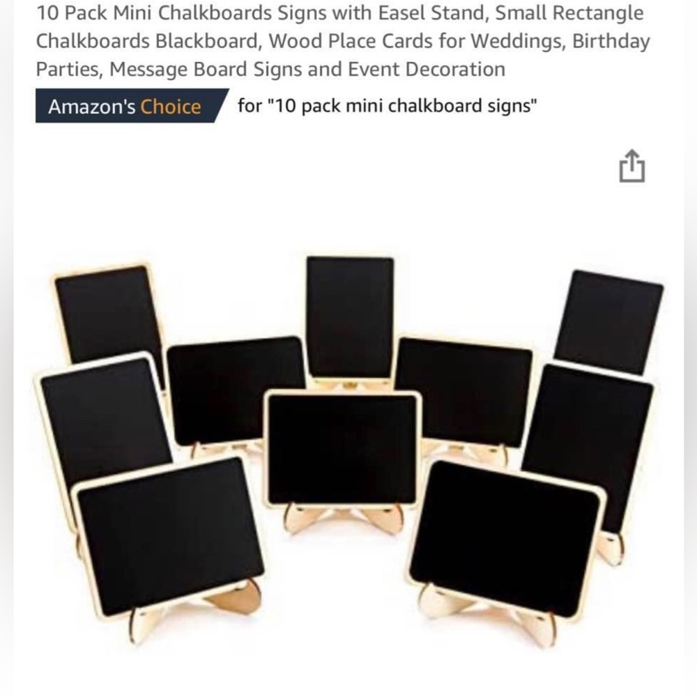 Mini Chalkboards